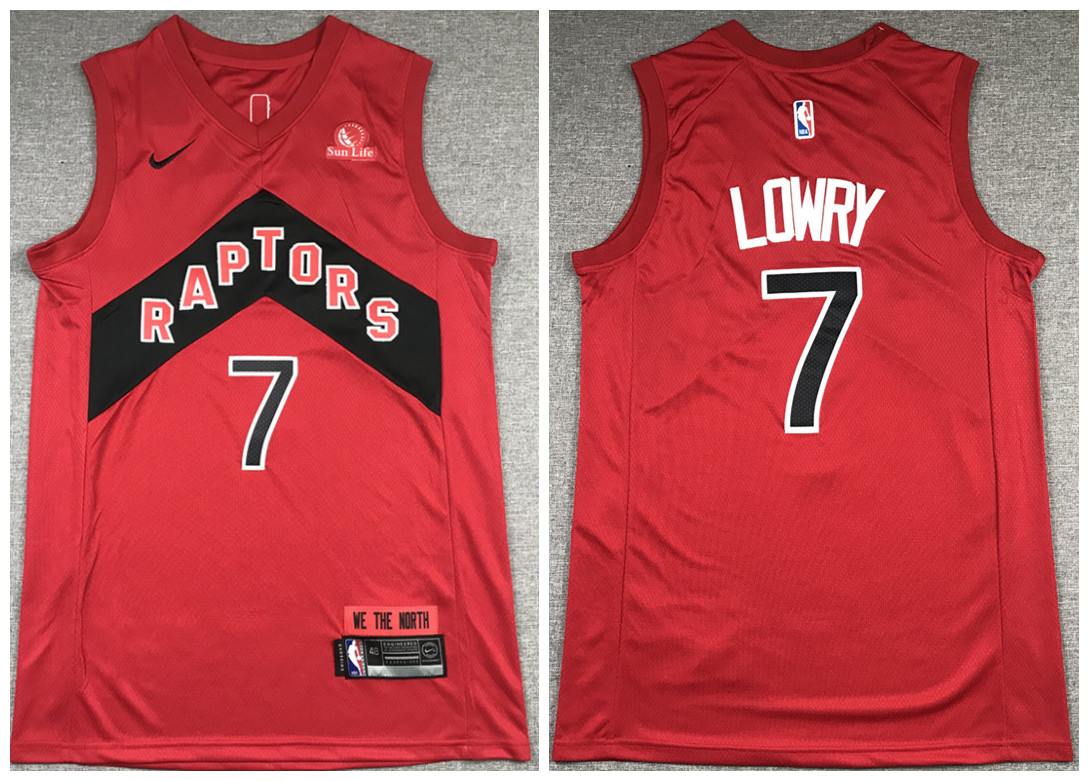Men's Toronto Raptors #7 Kyle Lowry Red 2020/21 NBA Icon Swingman Stitched Jersey Men's Toronto Raptors #7 Kyle Lowry Red 2020/21 NBA Icon Swingman Stitched Jersey